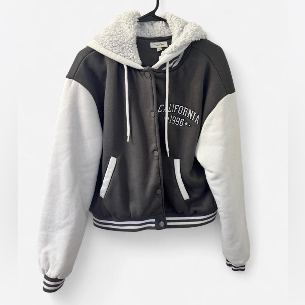 Black and White Varsity Jacket